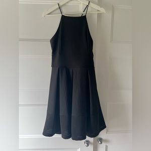 Black cocktail dress